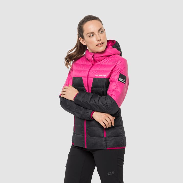 Jack Wolfskin Womens Dna Tundra Down Jacket Pink 645329YBC